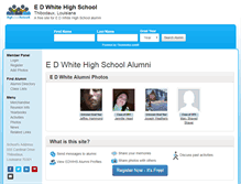 Tablet Screenshot of edwhitehighschool.org